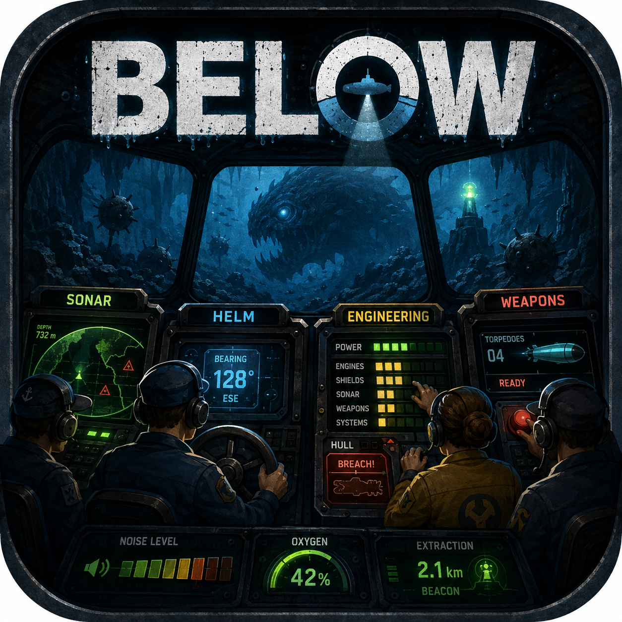 Below